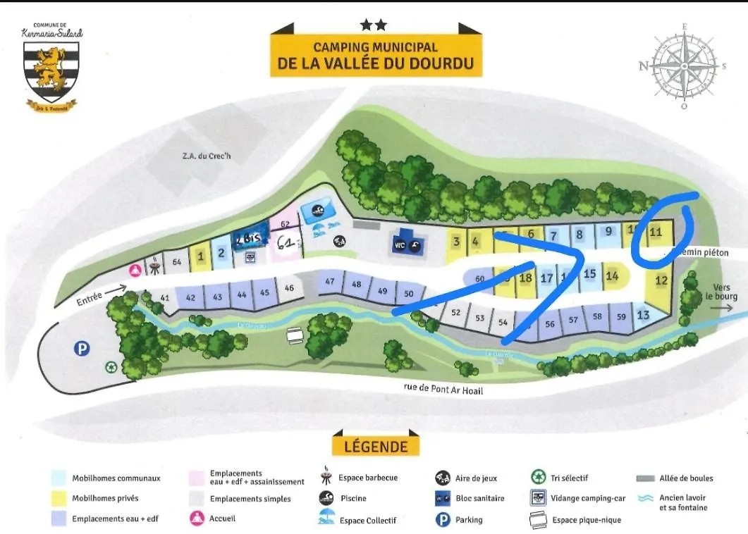 Parque de Campismo Mobil-Home Dans Camping Municipal Kermaria-Sulard